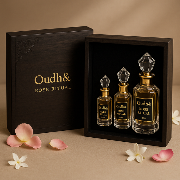 Oudh& Signature Attar Blend – Pure Oudh Infused with Rose or Jasmine