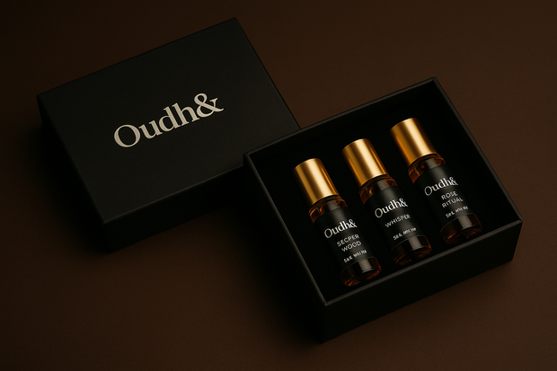 Oudh& Discovery Mini Set – A Journey in 3 Sacred Scents