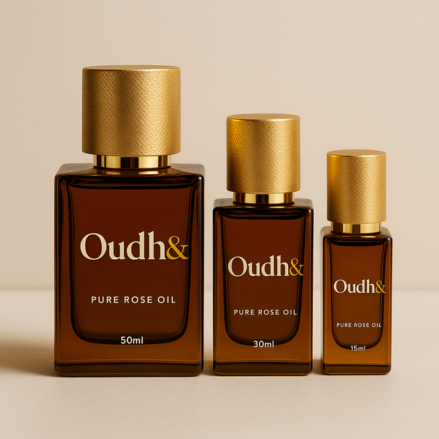 Oudh& Pure Rose Oil – Steam-Distilled Damask Rose Absolute